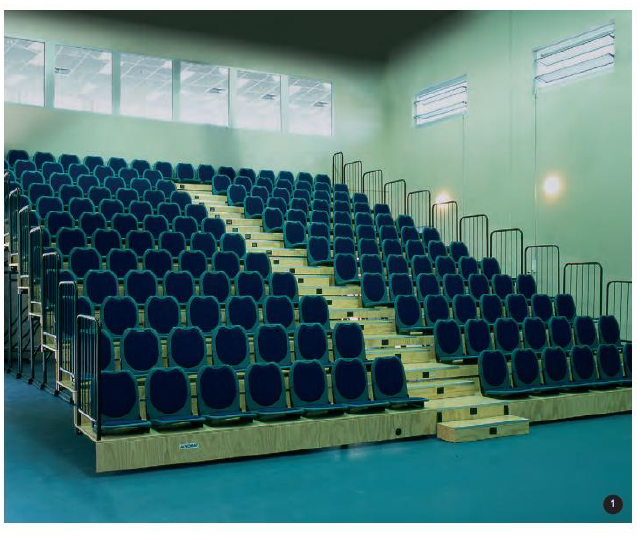 1 · Commercial Quantity of Retractable Tiered Stadium Seating